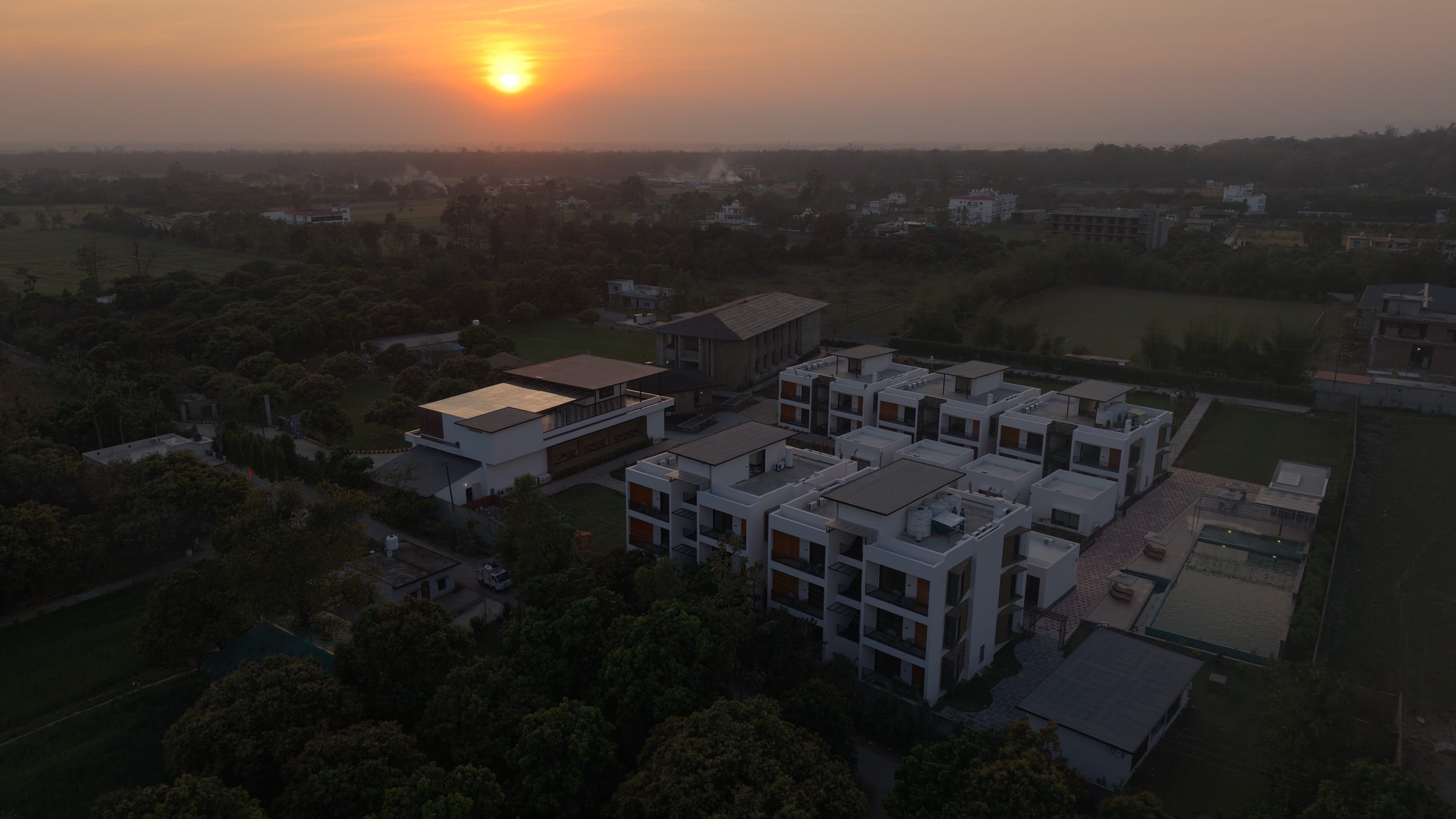 Sunset panorama